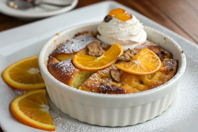 Orange Brioche Bread Pudding
