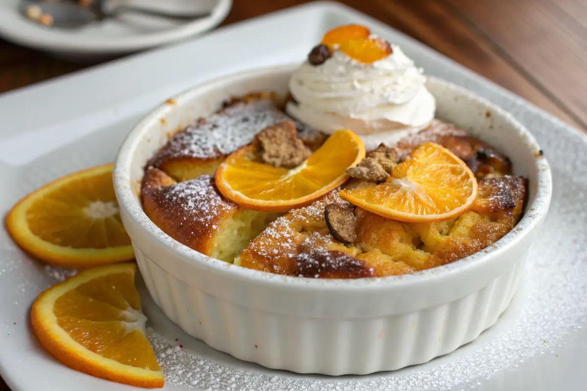 Orange Brioche Bread Pudding