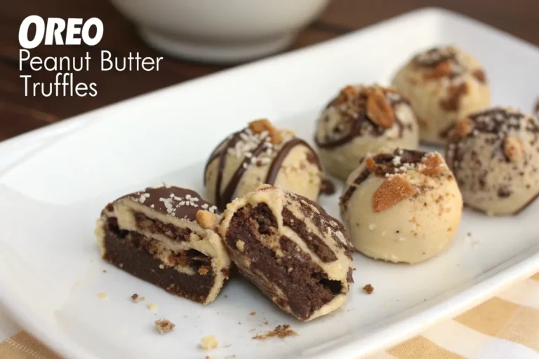 oreo peanut butter truffles