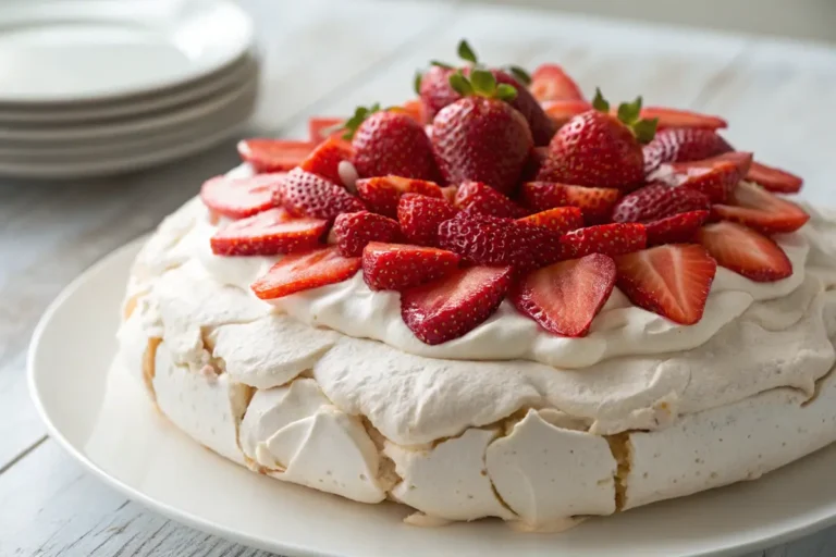 pavlova strawberries