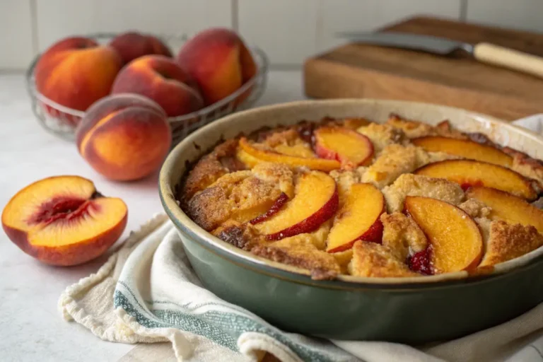 peach dump cake