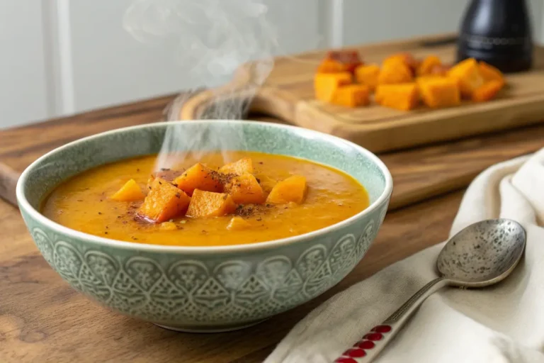 plant based vegan butternut squash soup