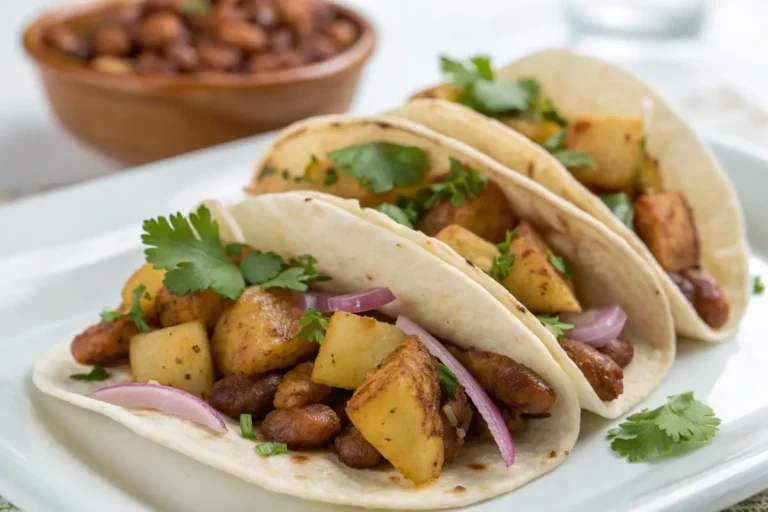 Potato Bean Street Tacos