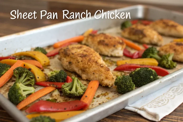Sheet Pan Ranch Chicken