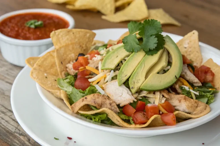 simple chicken taco salad