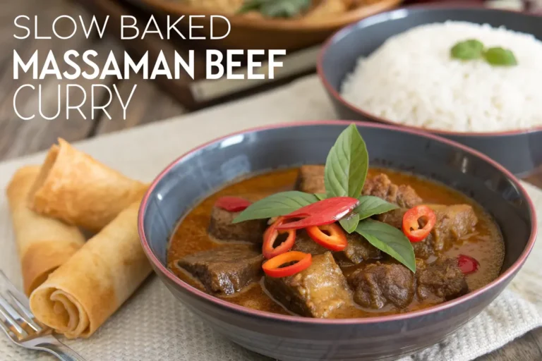 Slow Baked Massaman Beef Curry