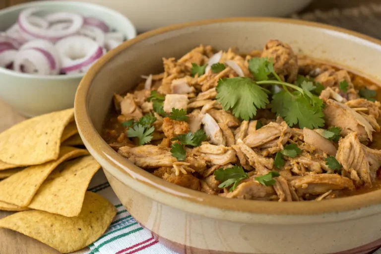 slow cooker chicken carnitas