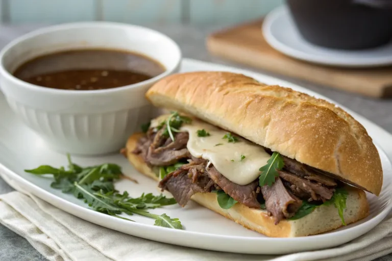 Slow Cooker French Dip Sandwiches