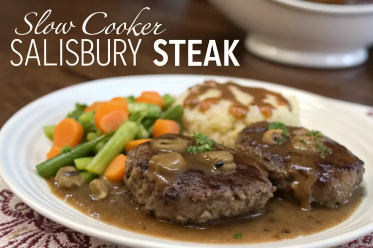 Slow Cooker Salisbury Steak