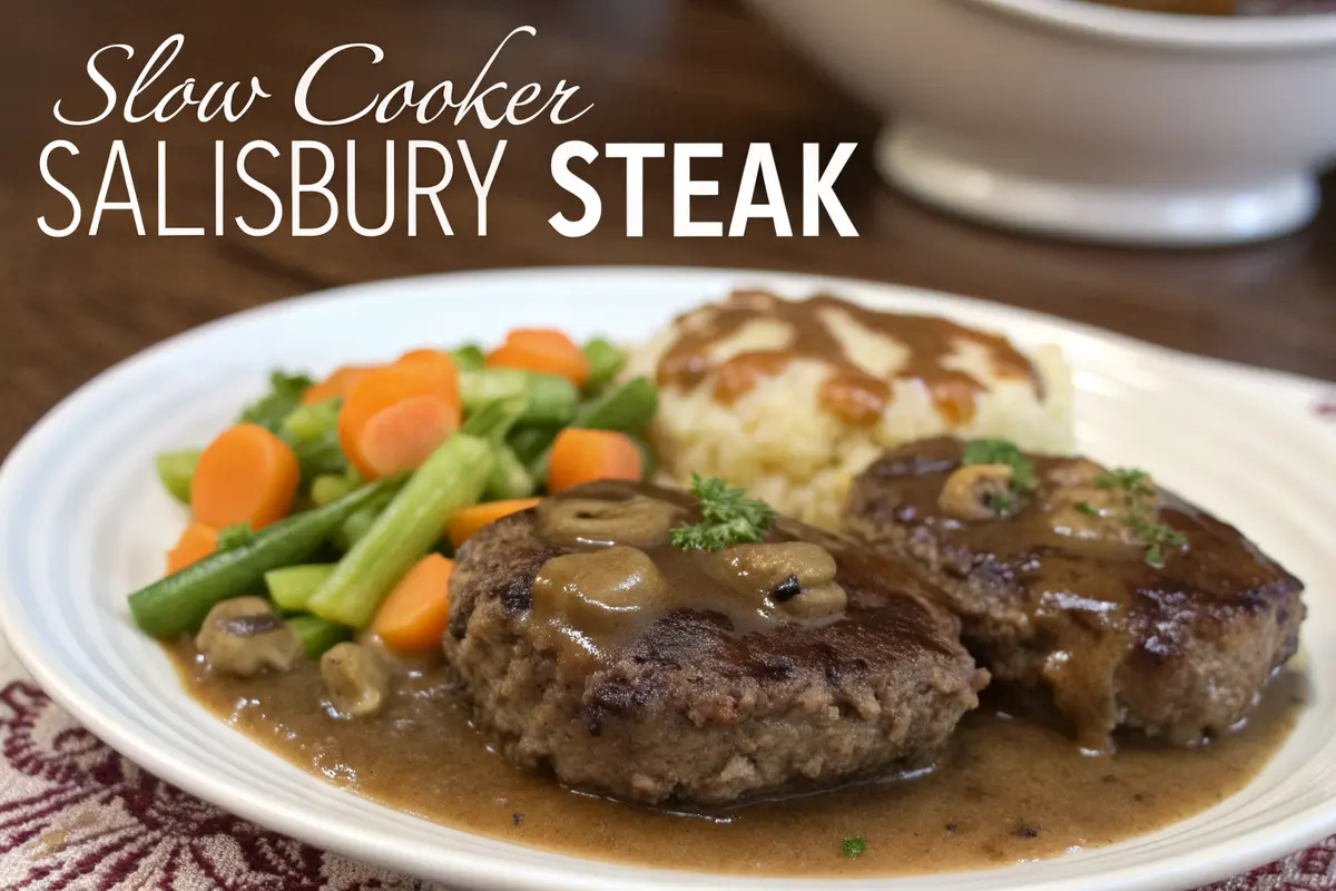 Slow Cooker Salisbury Steak