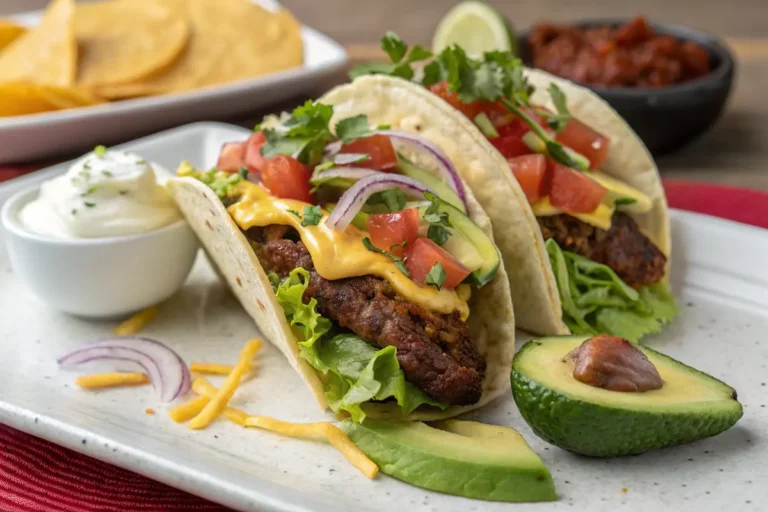 Smash Burger Tacos