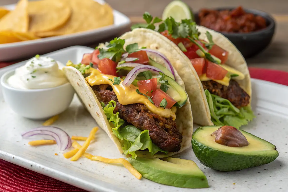 Smash Burger Tacos