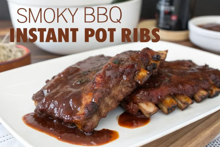 smoky bbq instant pot ribs