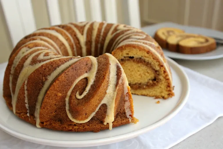 sour cream cinnamon swirl pumpkin bundt cake