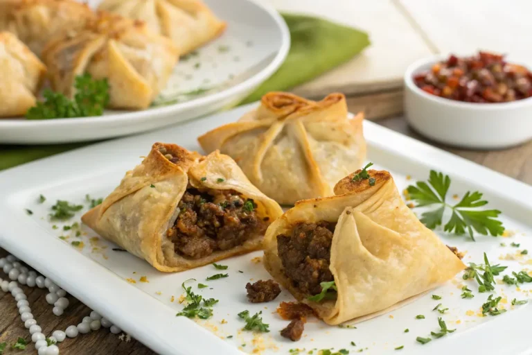 Spiced Lamb Pastry Parcels