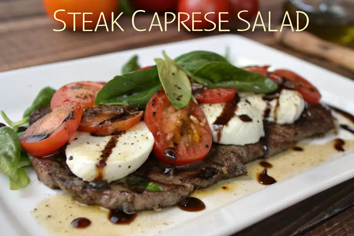Steak Caprese Salad
