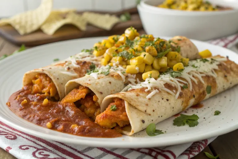 sweet potato enchiladas sweet corn