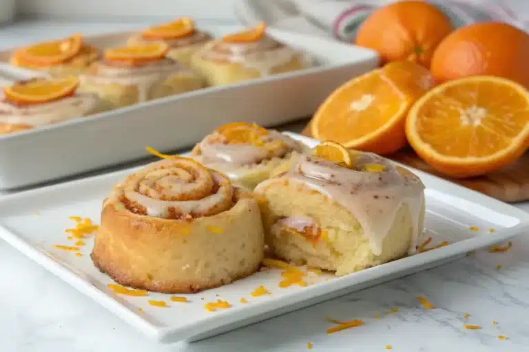 sweet zesty orange rolls