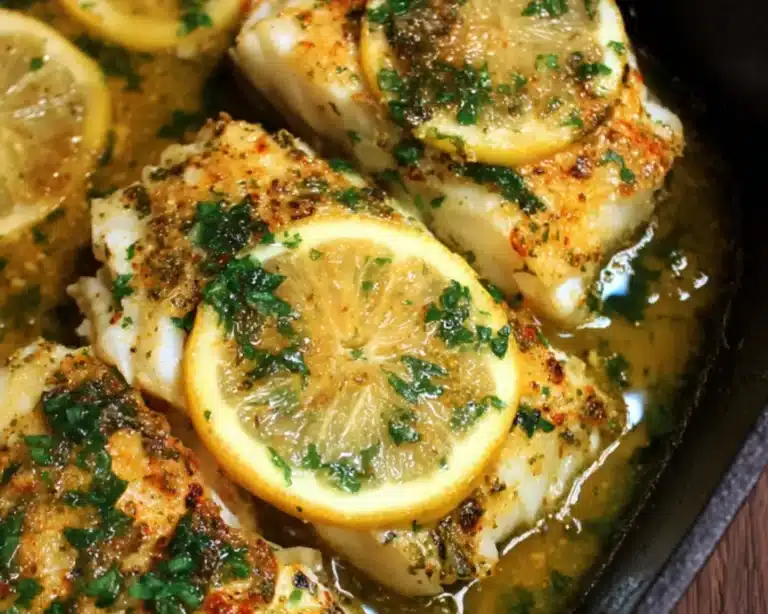baked lemon garlic cod