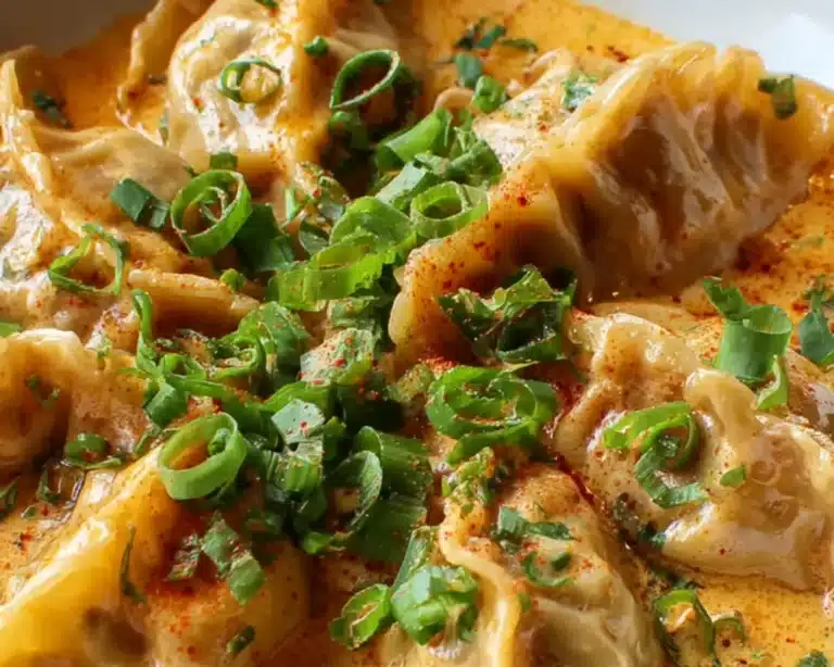baked potstickers thai curry sauce