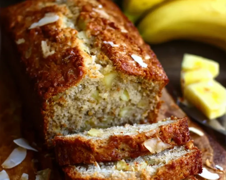 banana pineapple coconut bread