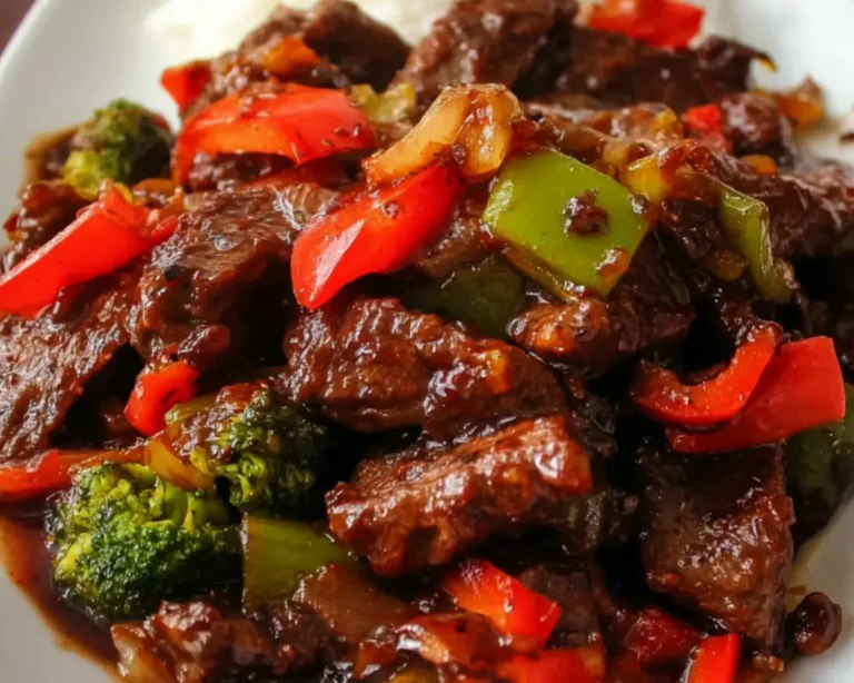 black pepper beef stir fry
