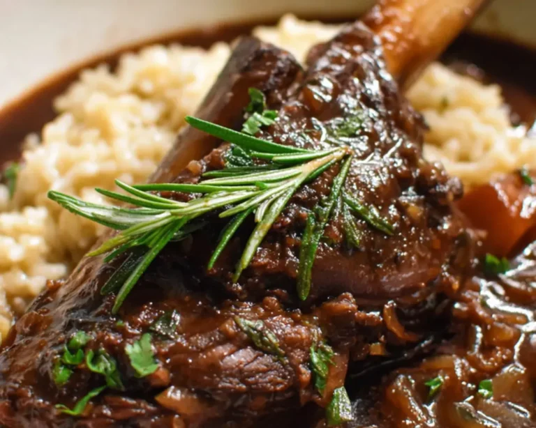 braised lamb shanks