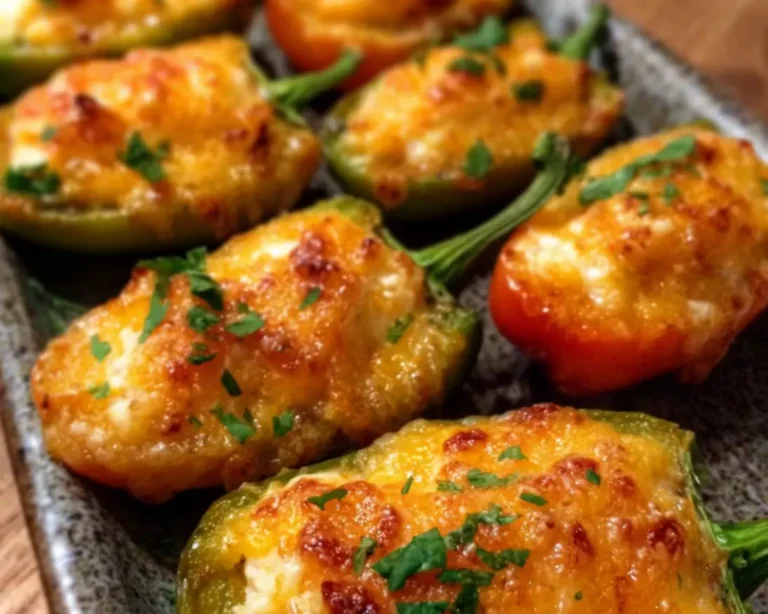 cheesy stuffed mini peppers horseradish
