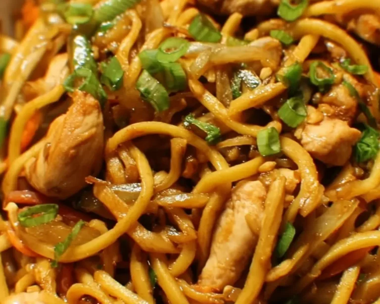 chicken lo mein homemade