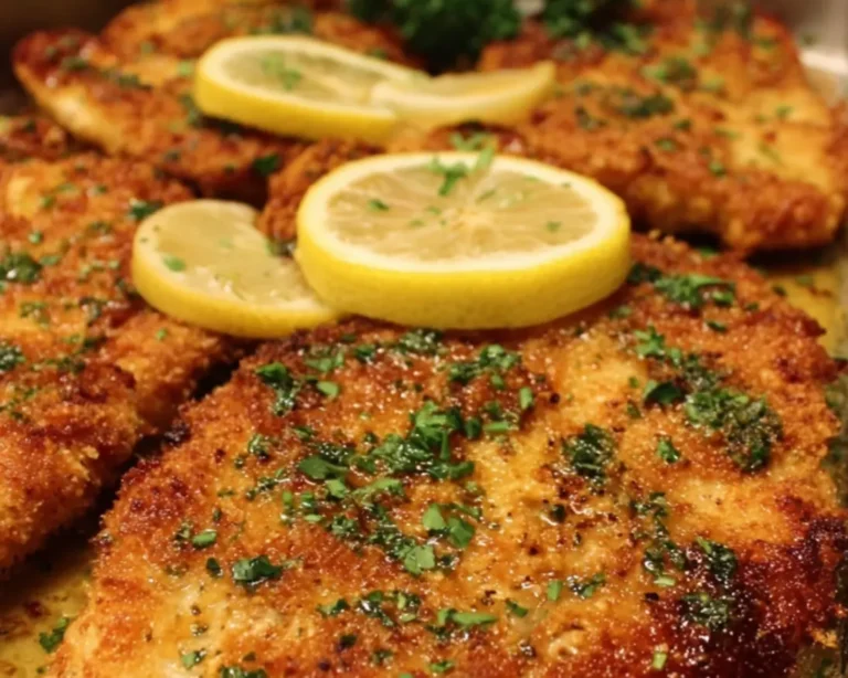 crispy chicken cutlets lemon butter
