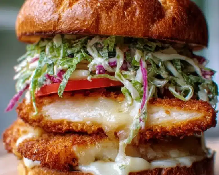 crispy mozzarella chicken sandwich