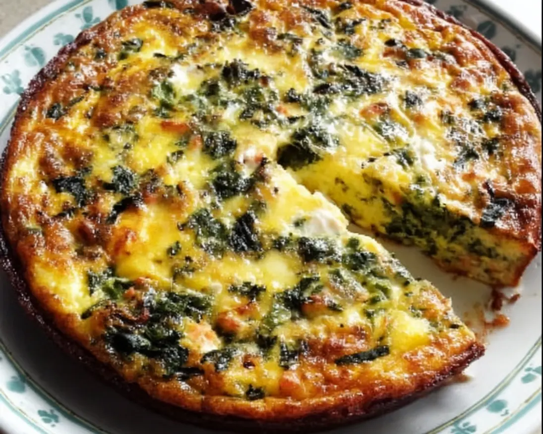 crustless spinach quiche