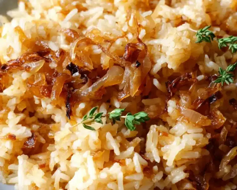 french onion butter rice