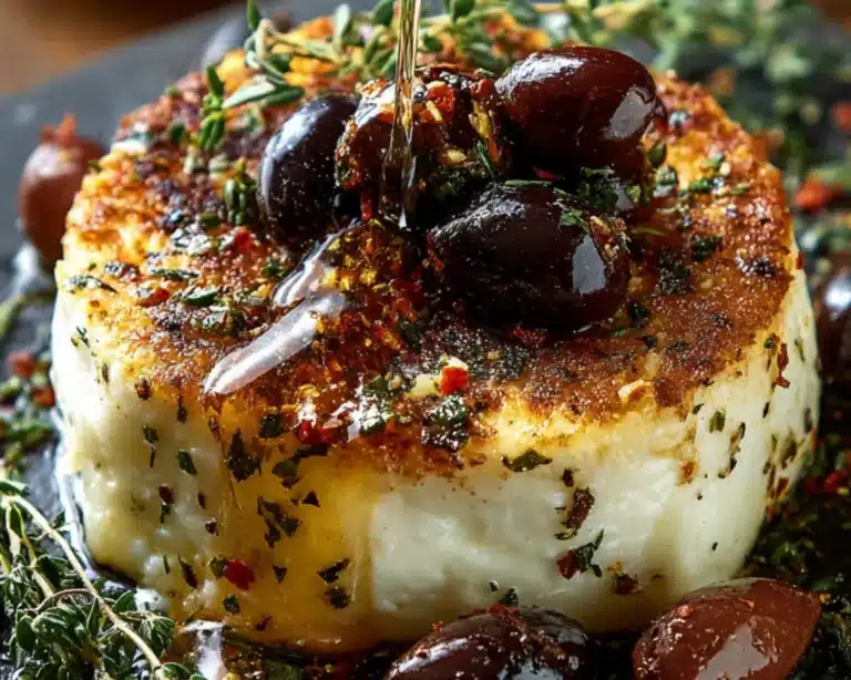 fried brie pepper honey olives