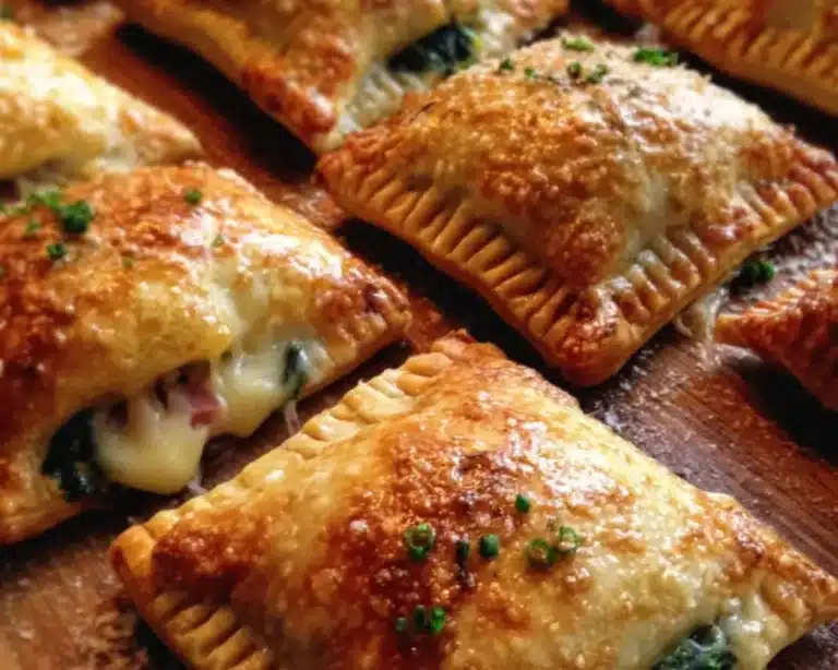 ham spinach hand pies
