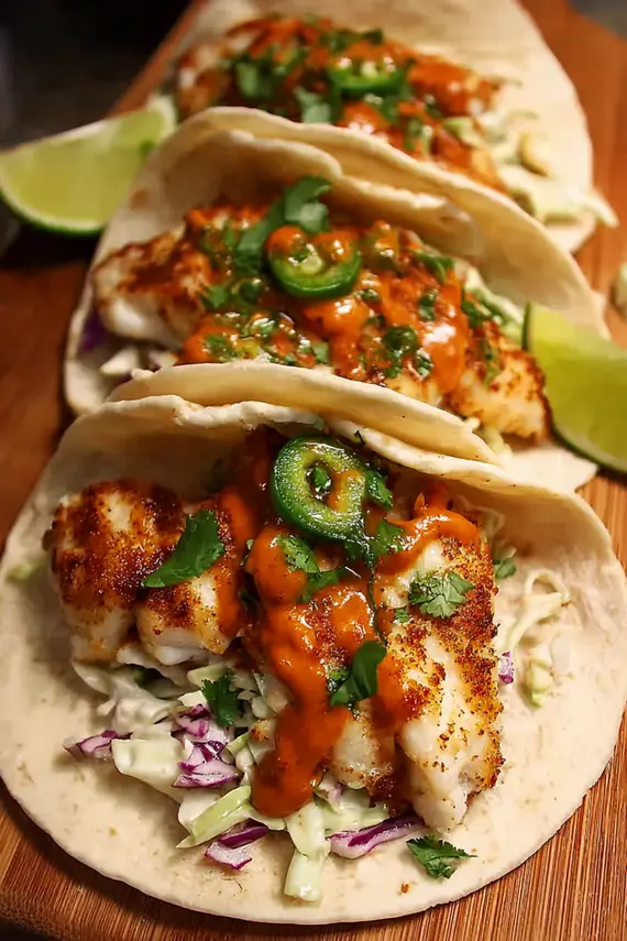 Fresh lime cilantro dressing for fish tacos