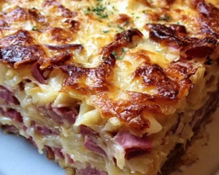 reuben casserole corned beef sauerkraut