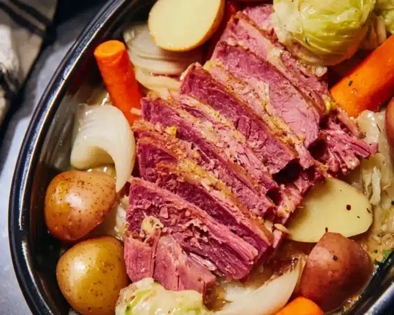 slow cooker corned beef cabbage