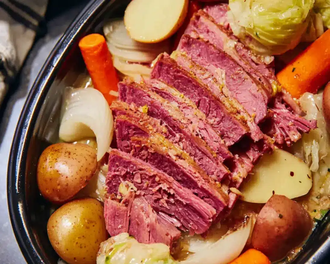 slow cooker corned beef cabbage