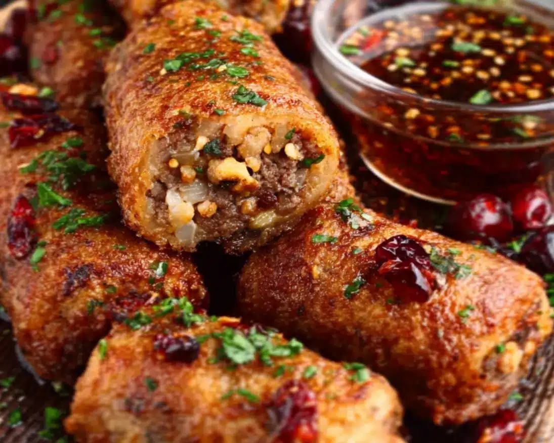 beef rolls cranberries walnuts