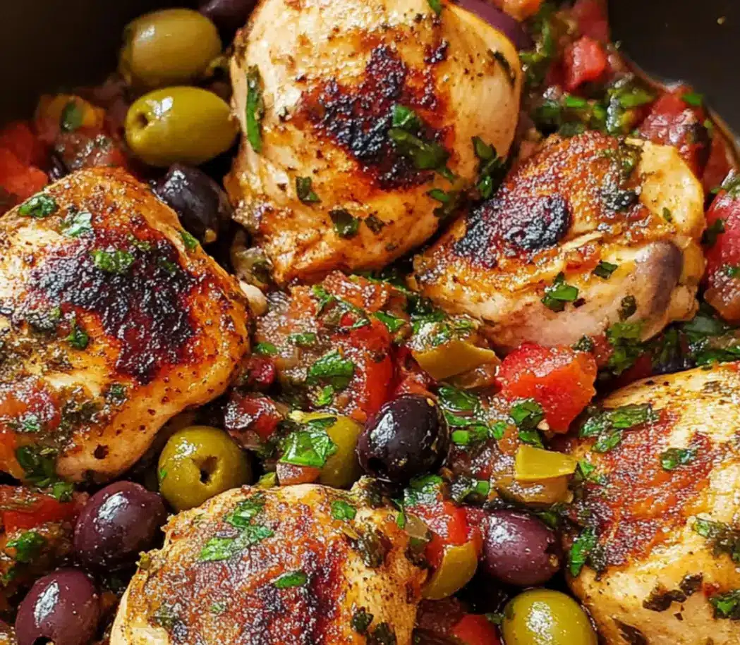 chicken olive salsa