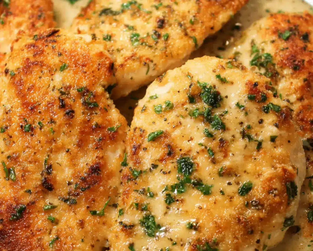 garlic parmesan crusted chicken