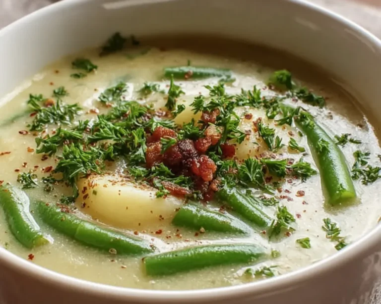 green bean potato soup