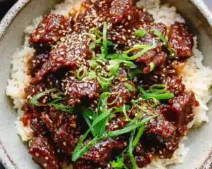 korean slow cooker beef bites