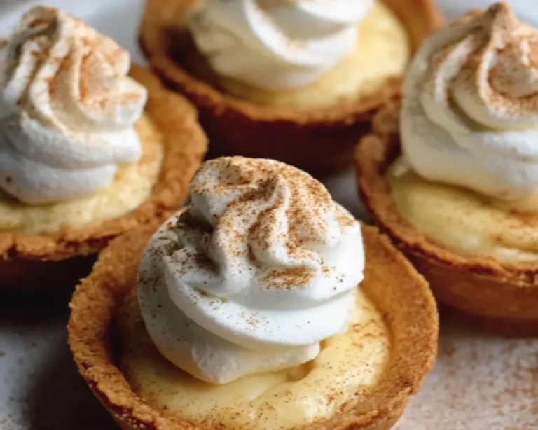mini banana pudding pies