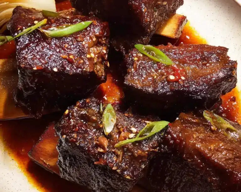 soy braised beef short ribs