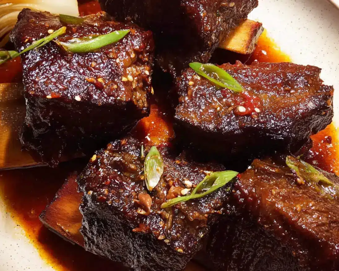 soy braised beef short ribs